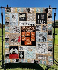 Custom Bulldog Quilt Bedding Set - Great for Bedroom Decor and Family Gifts