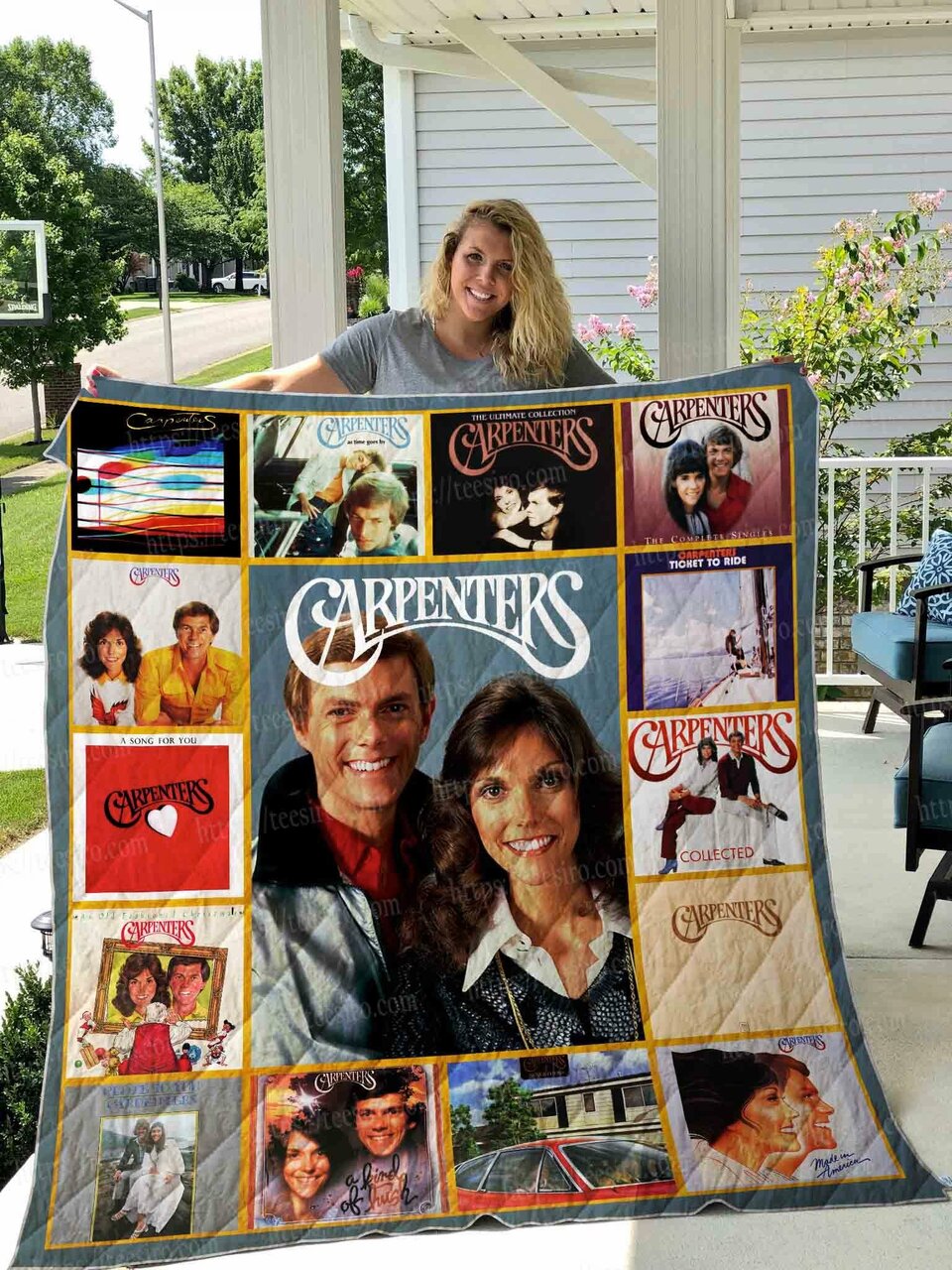 Custom Carpenters Quilt Bedding Set Blanket for Bedroom Decoration and Family Gifts