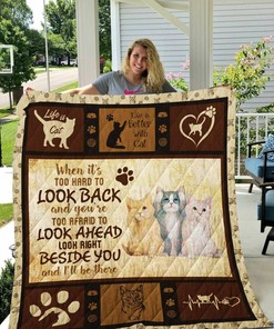 Custom Cat Dont Ask For The Moon Quilt Bedding Set - Great for Bedroom Decoration and Family Gifts
