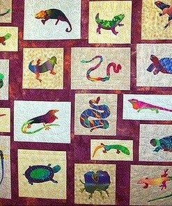 Custom Chameleon Quilt Bedding Set Blanket for Home Decoration and Family Gifts