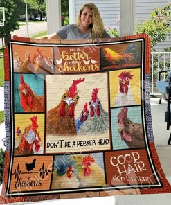 Custom Chicken O Quilt Bedding Set, Great for Room Decor and Family Gifts