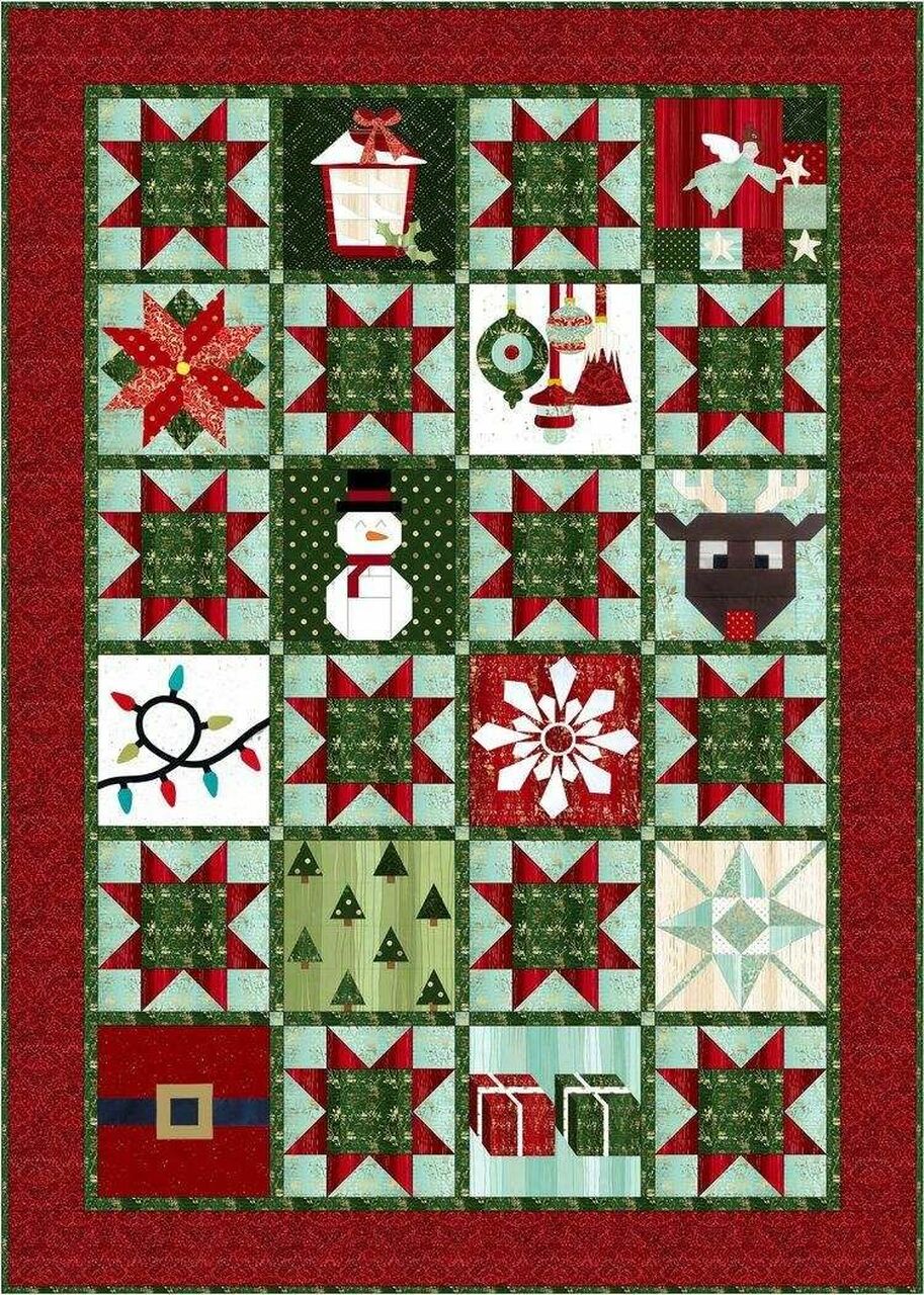 Custom Christmas Quilt Bedding Set Blanket for Picnic and Family Gifts