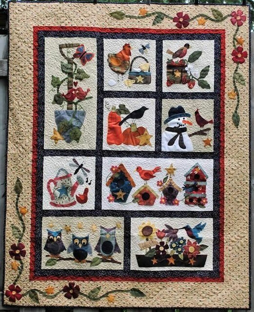 Custom Christmas Quilt Bedding Set, Great for Family Gift