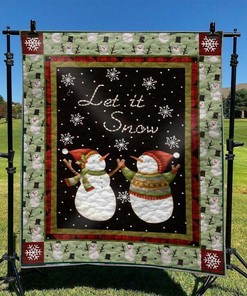 Custom Christmas Quilt Blanket, Great for Home Decor and Family Gifts