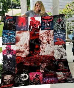 Custom Daredevil Quilt Blanket Bedding Set for Picnic and Family Gifts