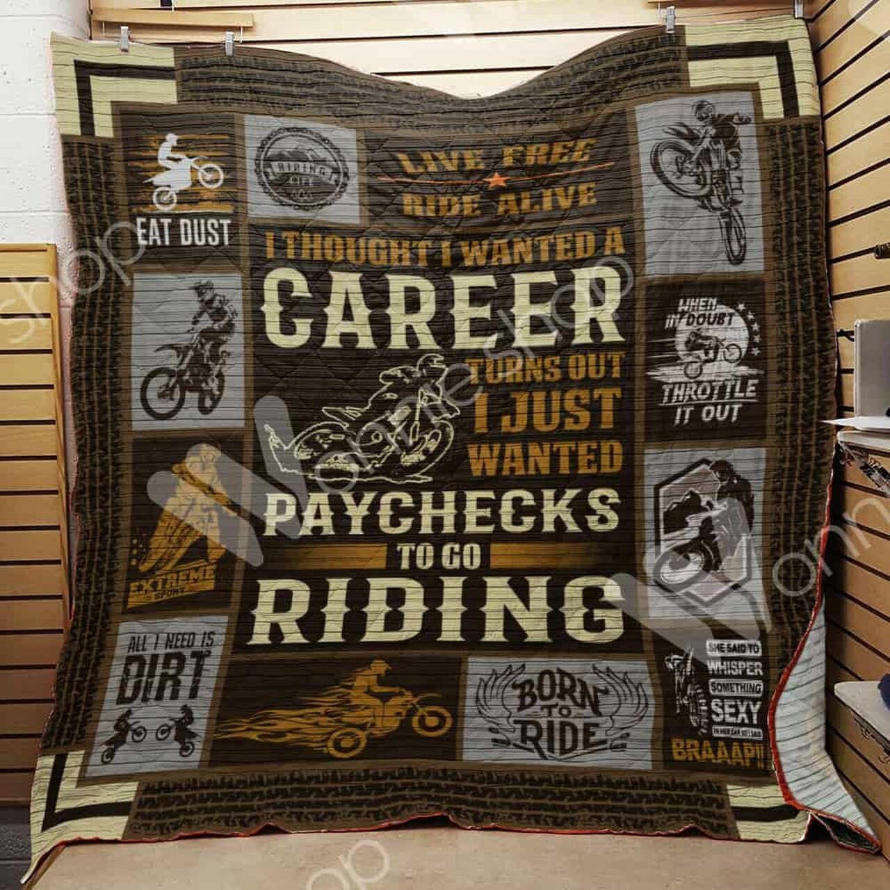 Custom Motocross Blanket V1