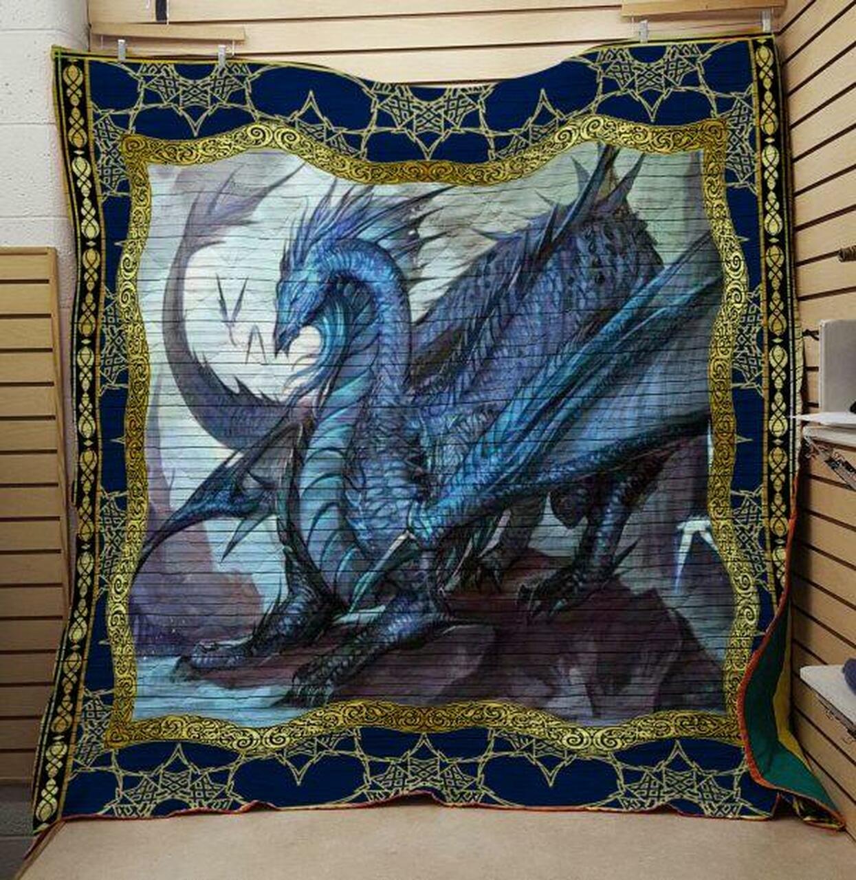 Custom Dragon Quilt Bedding Set for Home Decoration and Gifts