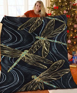 Custom Dragonfly Bedding Set, Great for Bedroom Decor and Family Gifts