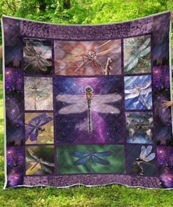 Custom Dragonfly Blanket, Great for Home Decoration and Family Gifts