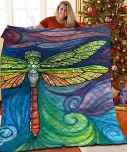 Custom Dragonfly Blanket, Ideal for Home Decoration and Family Gifts