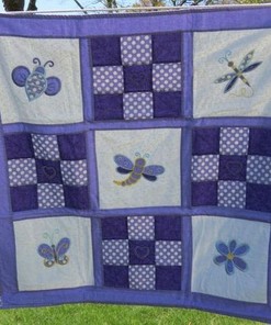 Custom Dragonfly Quilt Bedding Collection, Great for Home Decoration and Family Gifts