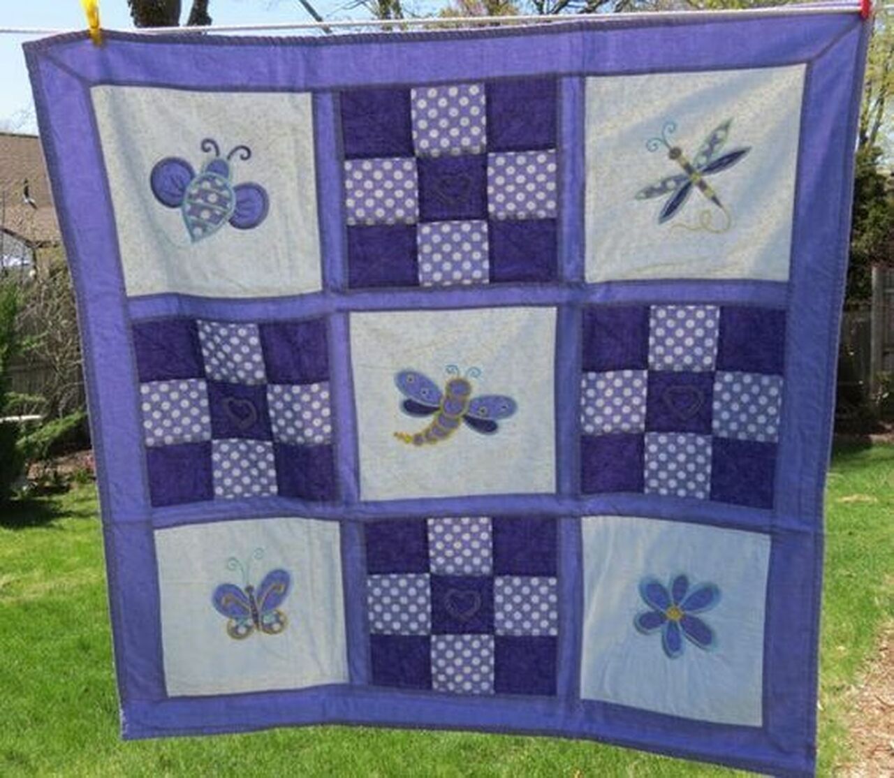 Custom Dragonfly Quilt Bedding Collection, Great for Home Decoration and Family Gifts