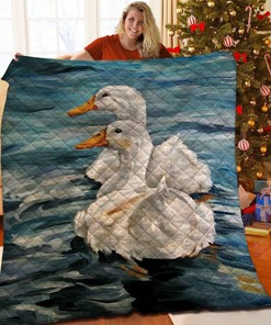 Custom Duck Quilt Bedding Set - Perfect for Home Decoration or Picnics