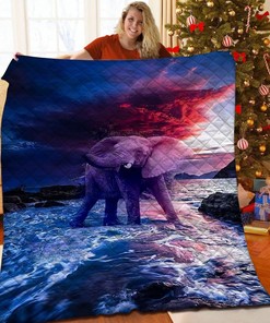 Custom Elephant Bedding Set for Bedroom Decor