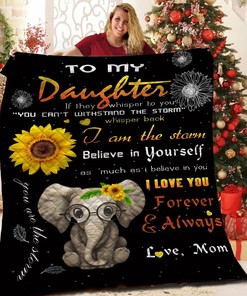 Custom Elephant Sunflower Quilt Blanket Bedding Set for Bedroom Decoration and Family Gifts