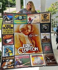 Custom Eric Clapton Blanket Quilt Bedding Set - Great for Bedroom Decor and Family Gifts