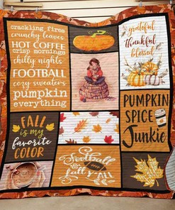 Custom Fall Quilt Bedding Set - Perfect for Home Decoration or Picnics
