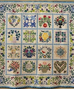 Custom Flower Pots Quilt Blanket Bedding Set - Perfect for Home Decoration and Family Gifts