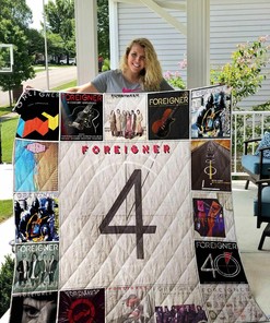Custom Foreigner Quilt Bedding Set Blanket for Picnic and Family Gifts