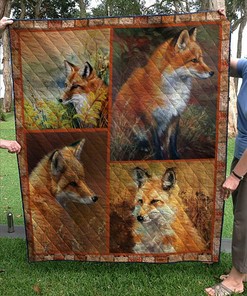 Custom Fox Alone Bedding Set - Perfect for Bedroom Decor and Family Gifts