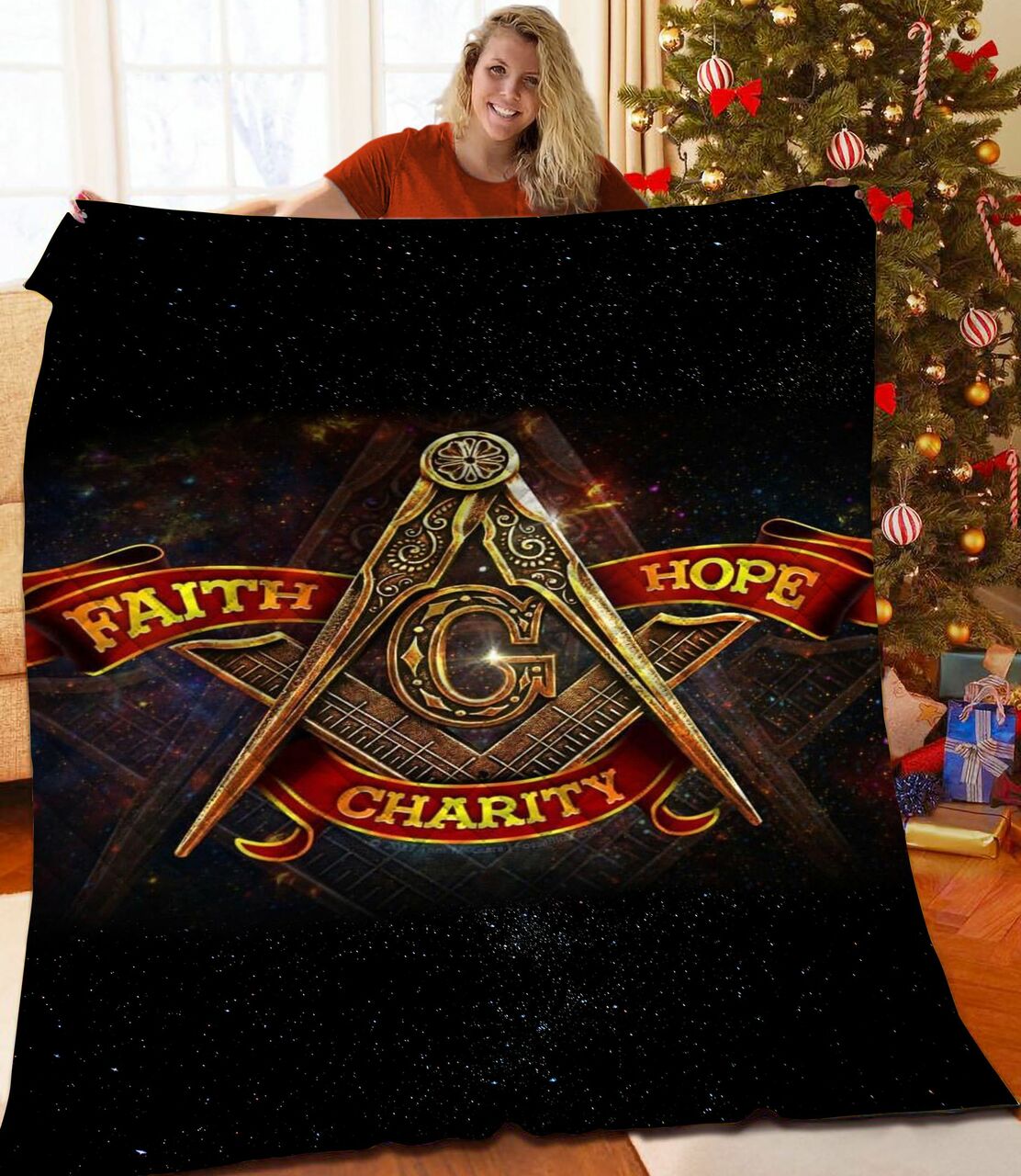 Custom Freemason Bedding Set - Perfect for Bedroom Decor and Family Gifts