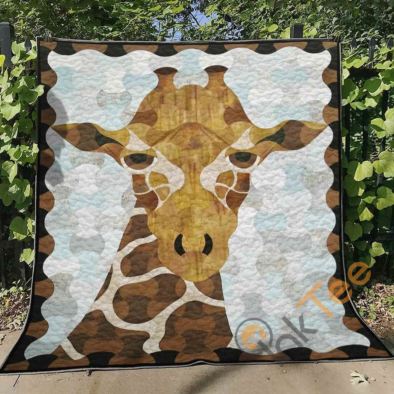 Custom Giraffe 1 Quilt Bedding Set Blanket for Home Decoration and Family Gifts