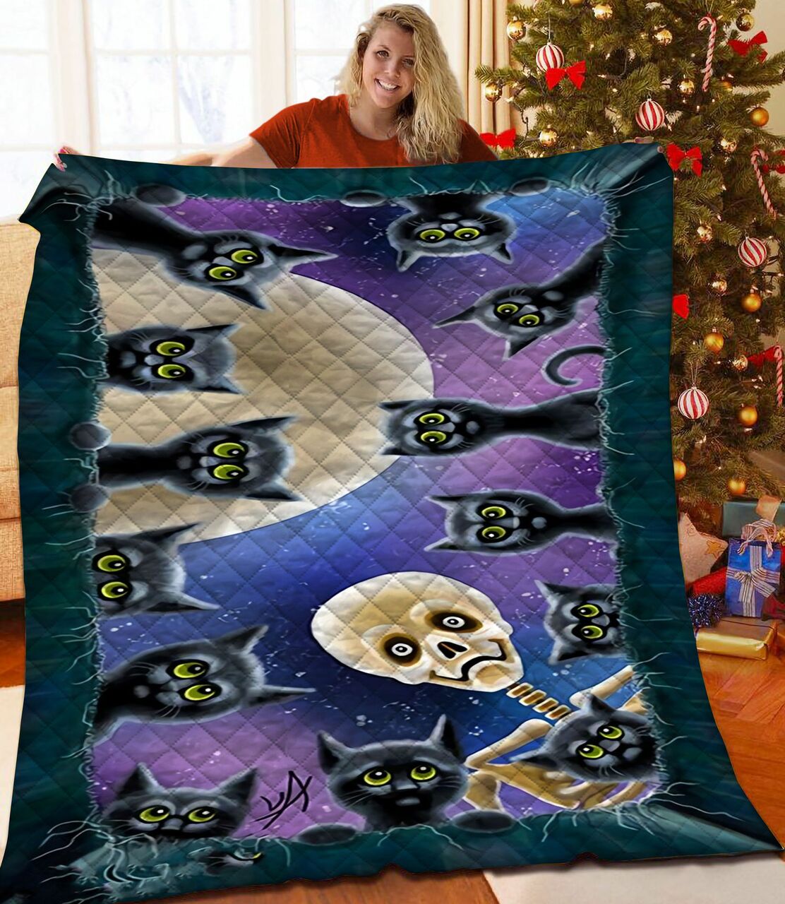 Custom Halloween Bedding Set - Perfect for Bedroom Decor and Family Gifts