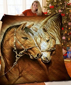 Custom Horse Themed Bedding Set - Personalize with Your Name or Quote - Great for Bedroom Decor