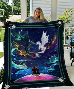 Custom How To Train Your Dragon Quilt Bedding Set for Personalized Home Decor and Family Gifts