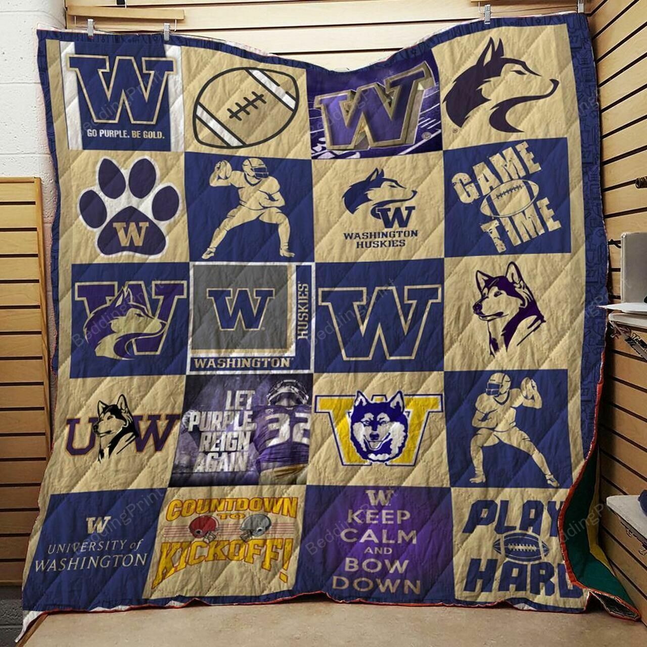 Custom Huskies Quilt Bed Set Blanket- Great for Bedroom Decoration and Family Gifts