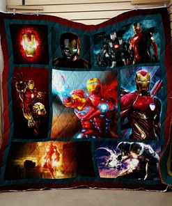 Custom Iron Man Marvel Avengers Quilt Bedding Set for Home Decoration and Family Gifts