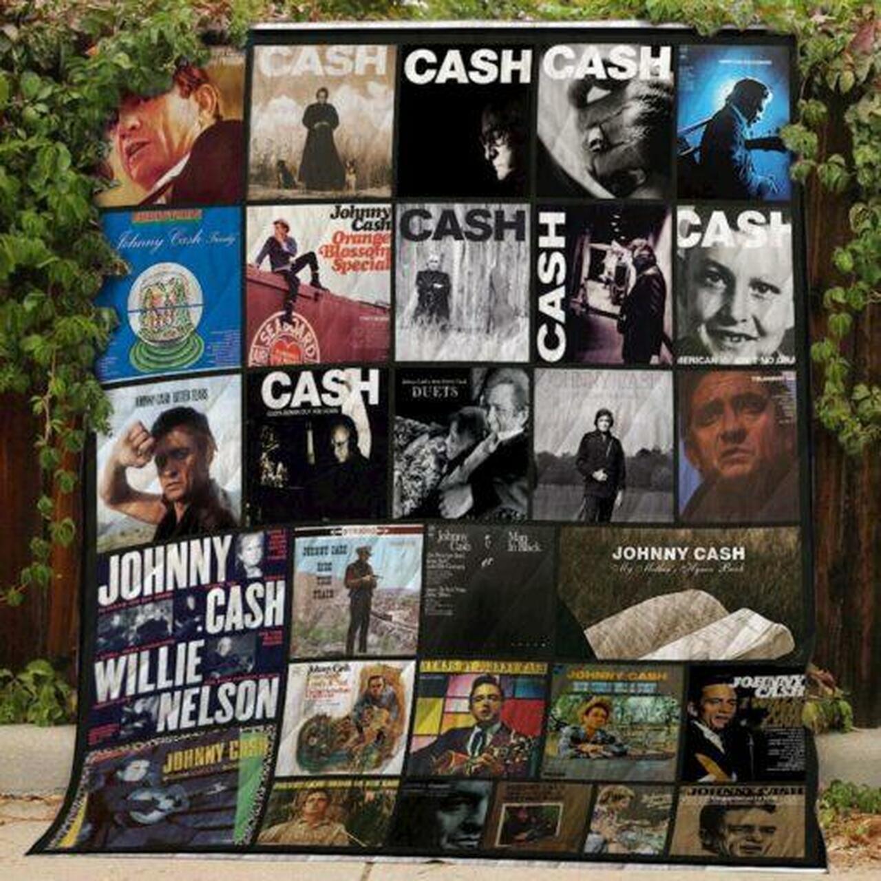 Custom Johnny Cash Quilt Bedding Set Blanket - Perfect for Home Decoration and Family Gifts