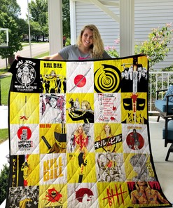 Custom Kill Bill Poster Quilt Bedding Set Great for Bedroom Decor and Family Gifts