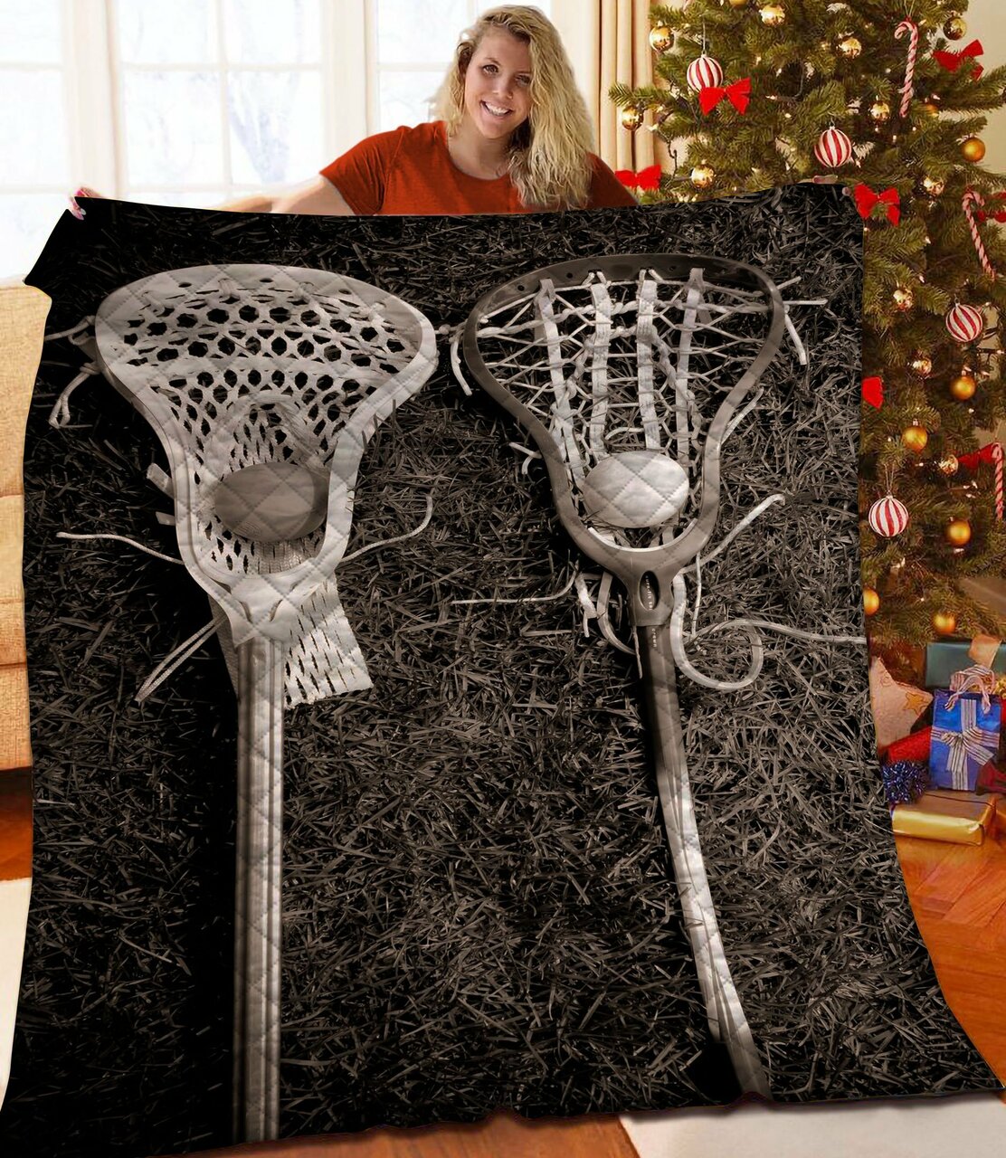 Custom Lacrosse Bedding Set - Perfect for Bedroom Decor and Personalization