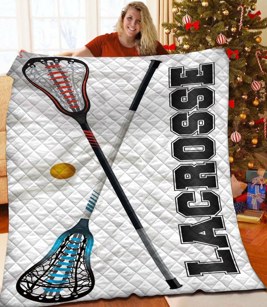 Custom Lacrosse Bedding Set - Perfect for Bedroom Decor and Personalized Gifts