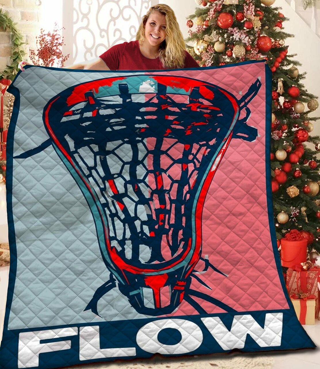 Custom Lacrosse Bedding Set - Perfect for Bedroom Decoration and Family Gifts