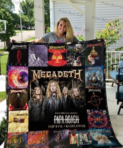 Custom Megadeth Albums Cover Poster Bedding Set Quilt Blanket - Great for Bedroom Decor & Family Gifts