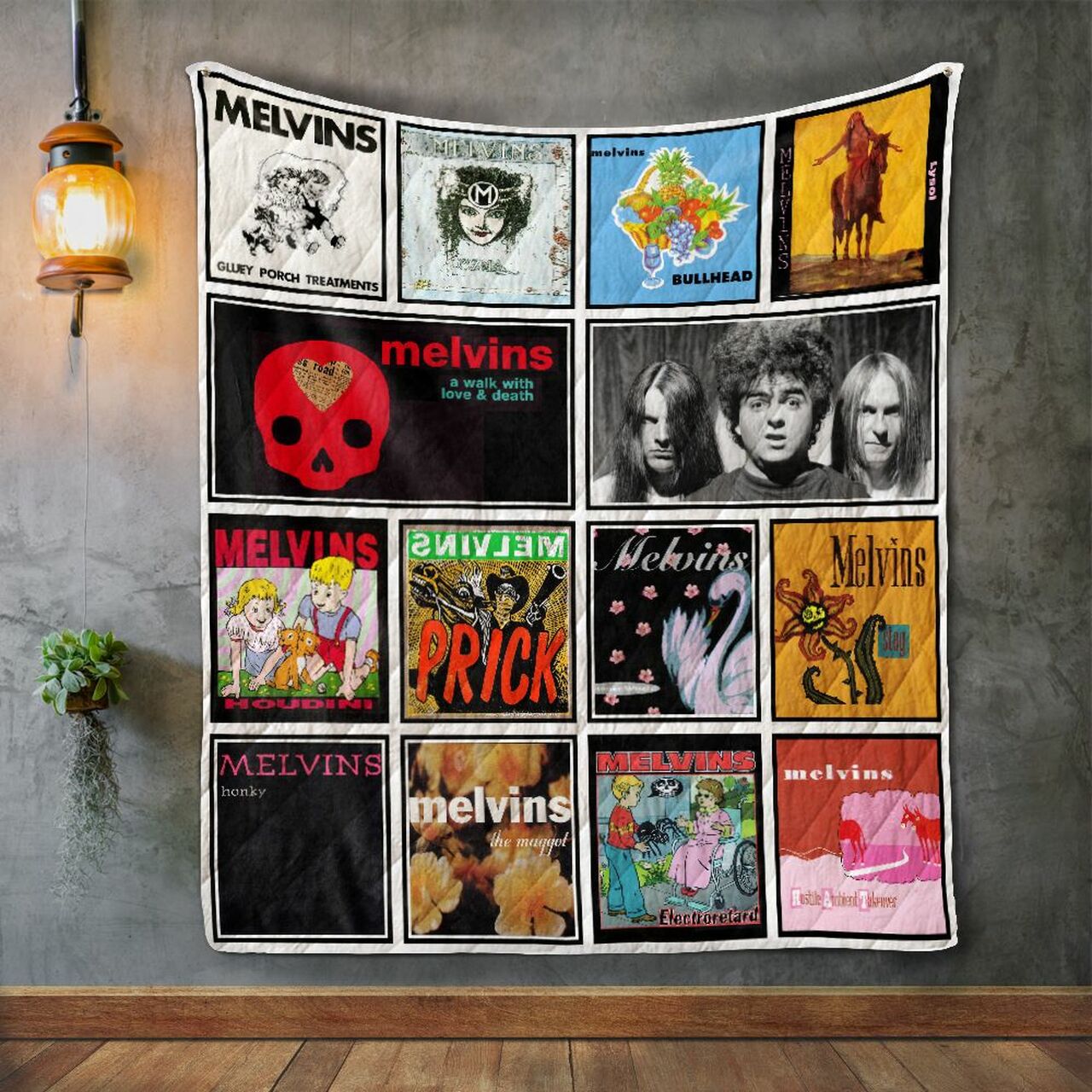 Custom Melvins Album Covers Quilt Bedding Set Blanket - Great for Bedroom Decoration & Family Gifts