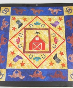 Custom Name Cowboy Quilt Bedding Set for Personalized Bedroom Decor, Family Gifts