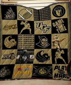 Custom Ncaa Ucf Knights Quilt Bedding Set Blanket for Personalized Home Decor and Family Gifts