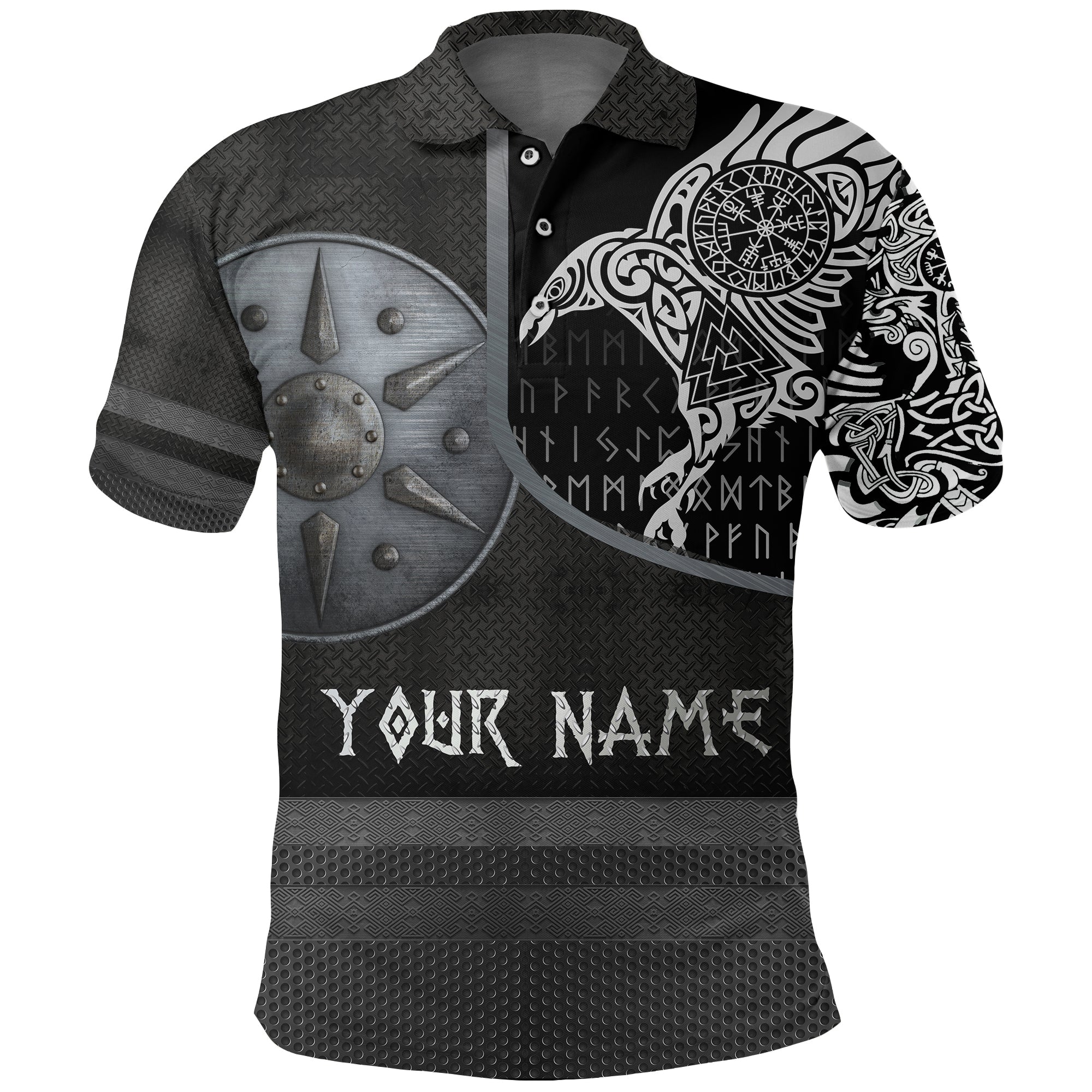 (Custom) Polo Shirt Armor - Raven Tattoo