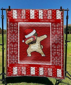 Custom Pug Quilt Blanket Bedding Set - Great for Bedroom Decor and Family Gifts