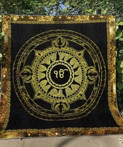 Custom Sikhism Ver1 Blanket Quilt Bedding Set Perfect for Bedroom Decor and Family Gifts