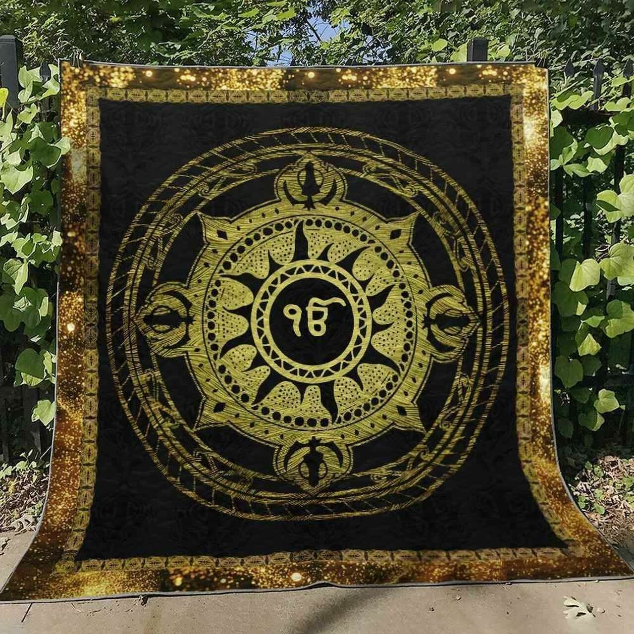 Custom Sikhism Ver1 Blanket Quilt Bedding Set Perfect for Bedroom Decor and Family Gifts
