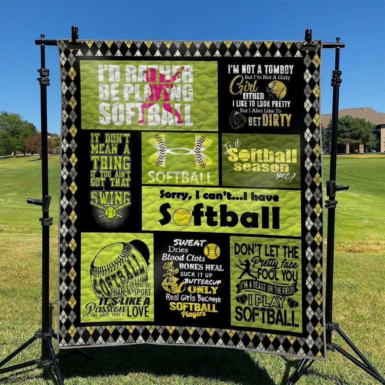 Custom Softball Bedding Set - Perfect for Bedroom Decor and Personalized Gifts