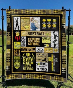Custom Softball Bedding Set - Perfect for Home Decoration and Family Gifts