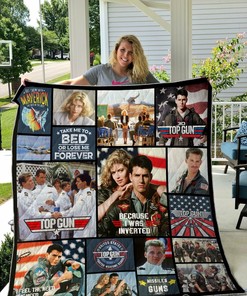 Custom Topgun Quilt Bedding Set Blanket - Great for Bedroom Decoration and Family Gifts