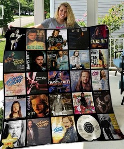 Custom Travis Tritt Quilt Blanket Great Gifts for Family