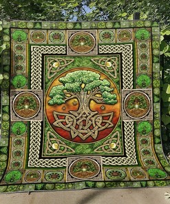 Custom Tree Of Life Blanket Quilt Bedding Set Perfect for Bedroom Decor and Family Gifts