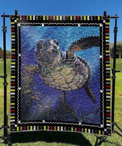 Custom Turtle Bedding Set Blanket - Great for Bedroom Decoration and Family Gifts